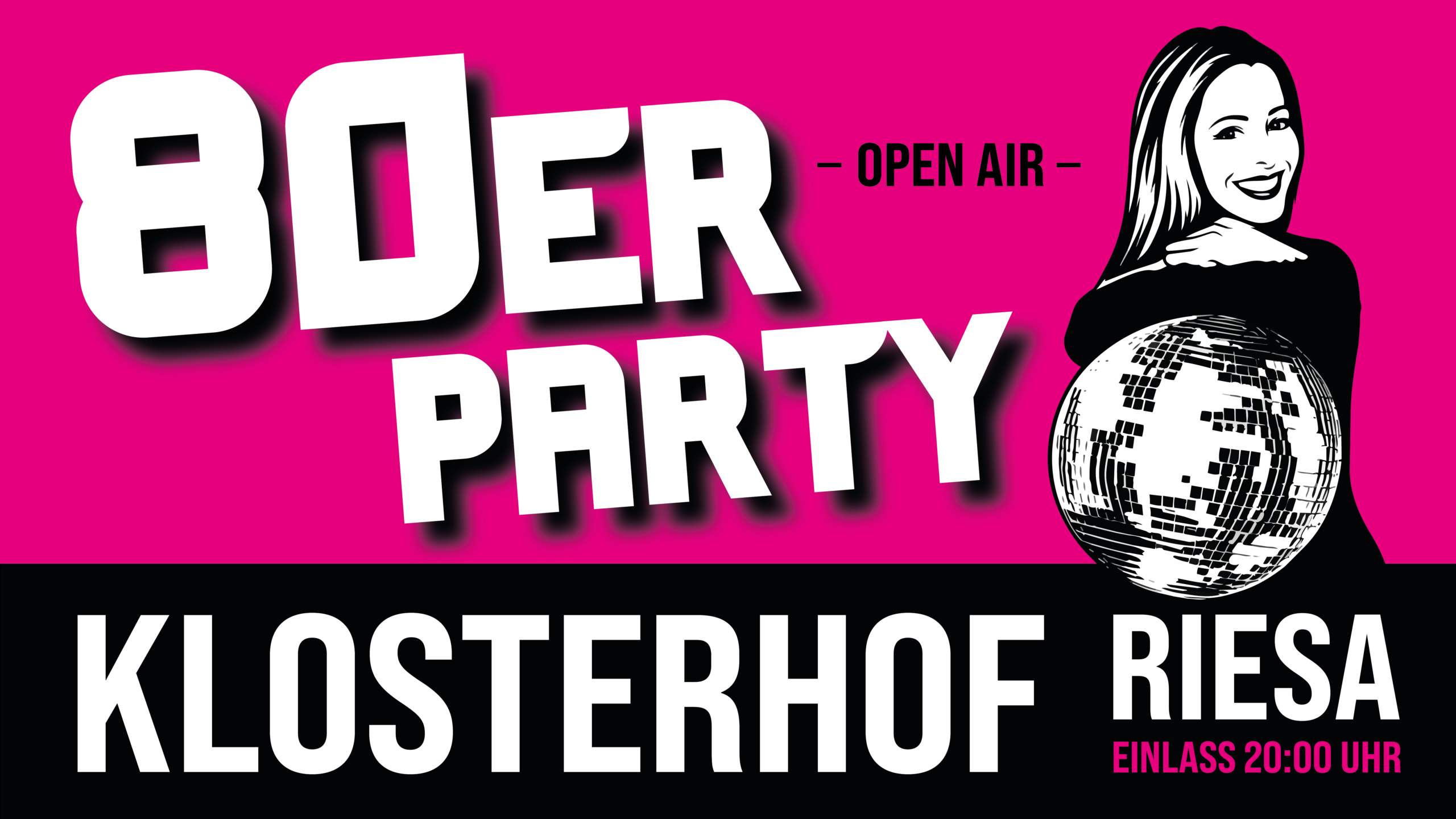 80er Party im Klosterhof Riesa